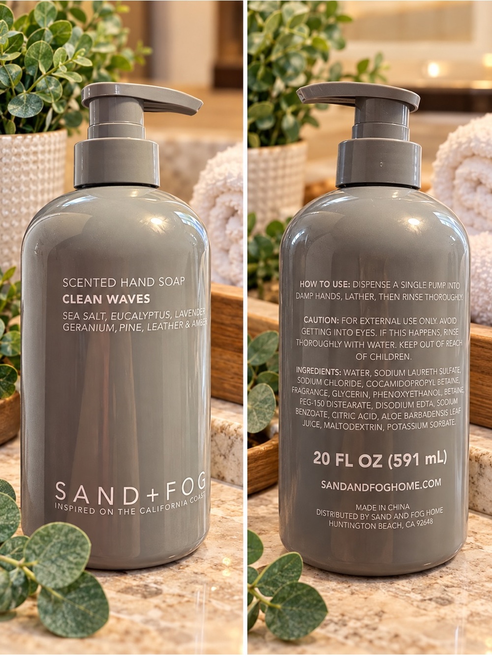 Sand + Fog Clean Waves Scented Hand Soap 20 oz